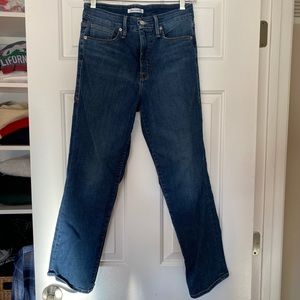 Good American good straight cropped stretch jeans
